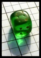 Dice : Dice - 6D Pipped - Green Glass - Ebay Apr 2013
